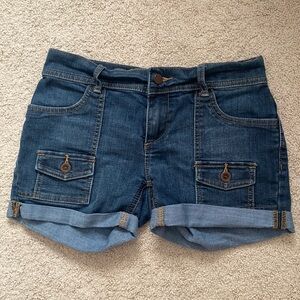 Dark Wash New York & Company Cargo Shorts